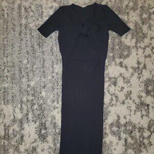 Olivaceous Black Cocktail Dress, keyhole